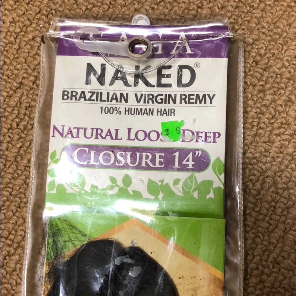 100% human hair closure